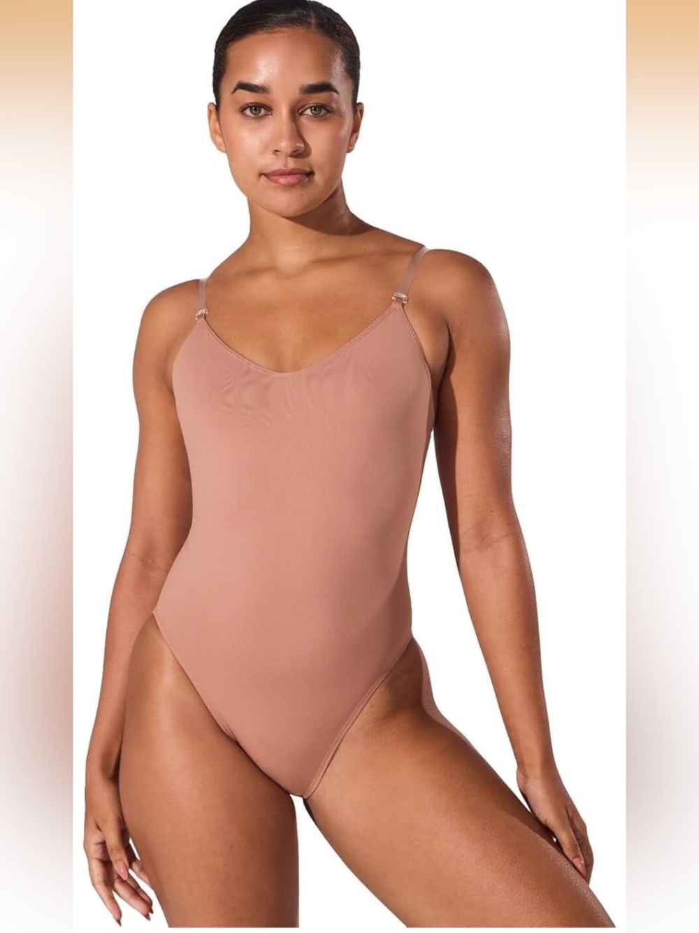 Capezio Women's Camisole Leotard With Clear Transition Straps L. 1731/bb6-1